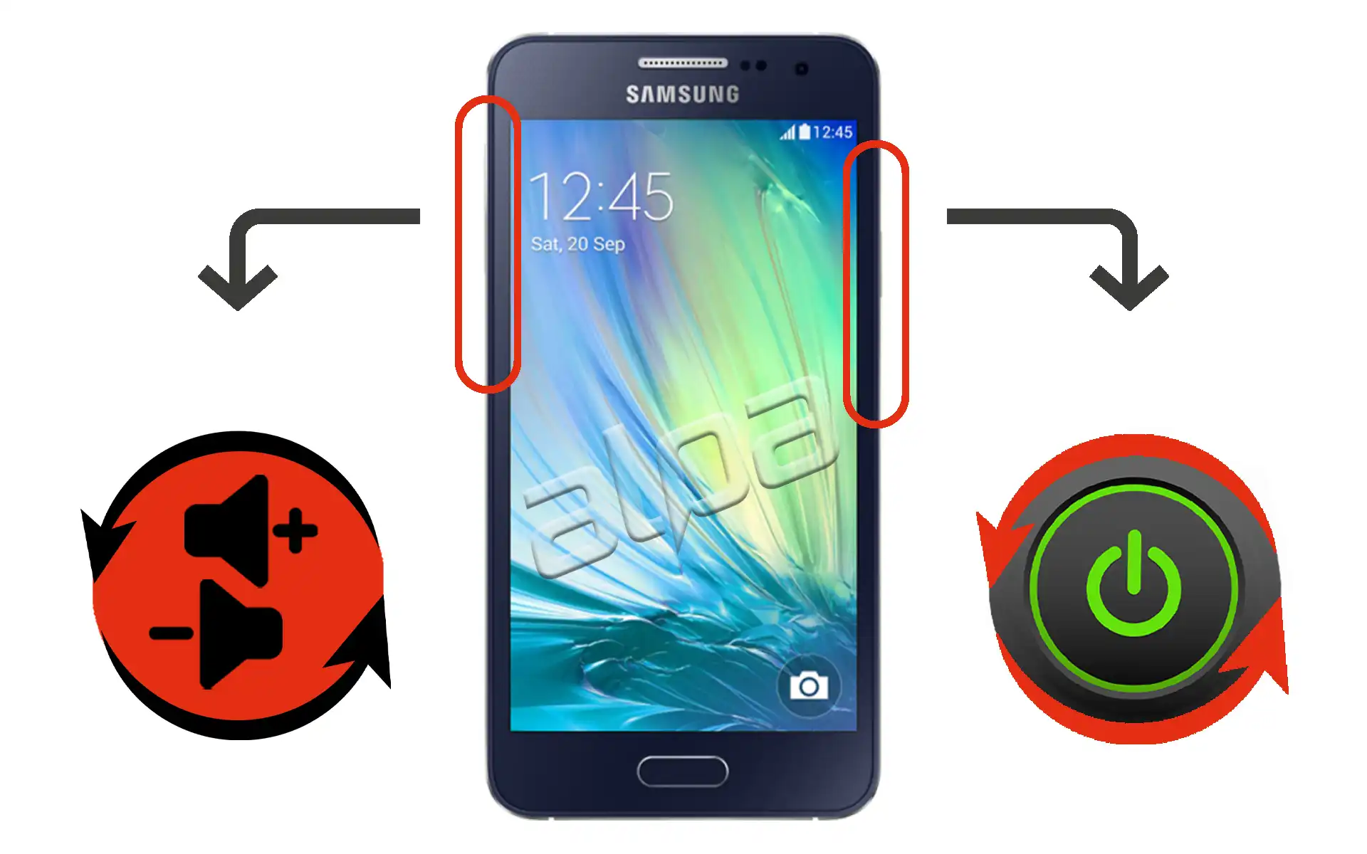 Samsung Galaxy A3 Açma-Kapama, Ses Tuşu Tamiri