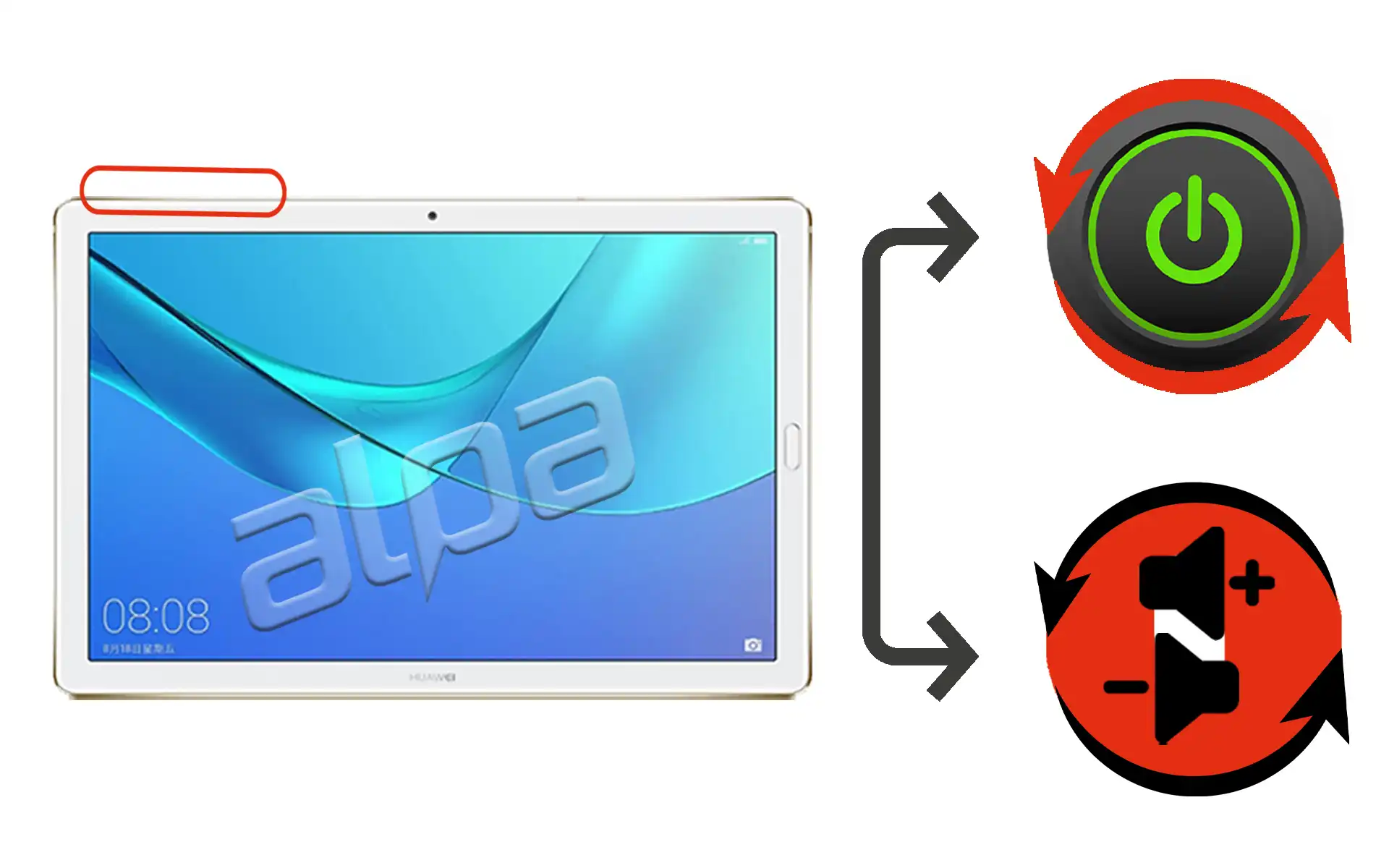 Huawei MediaPad M5 Açma-Kapama, Ses Tuşu Tamiri Fiyatı