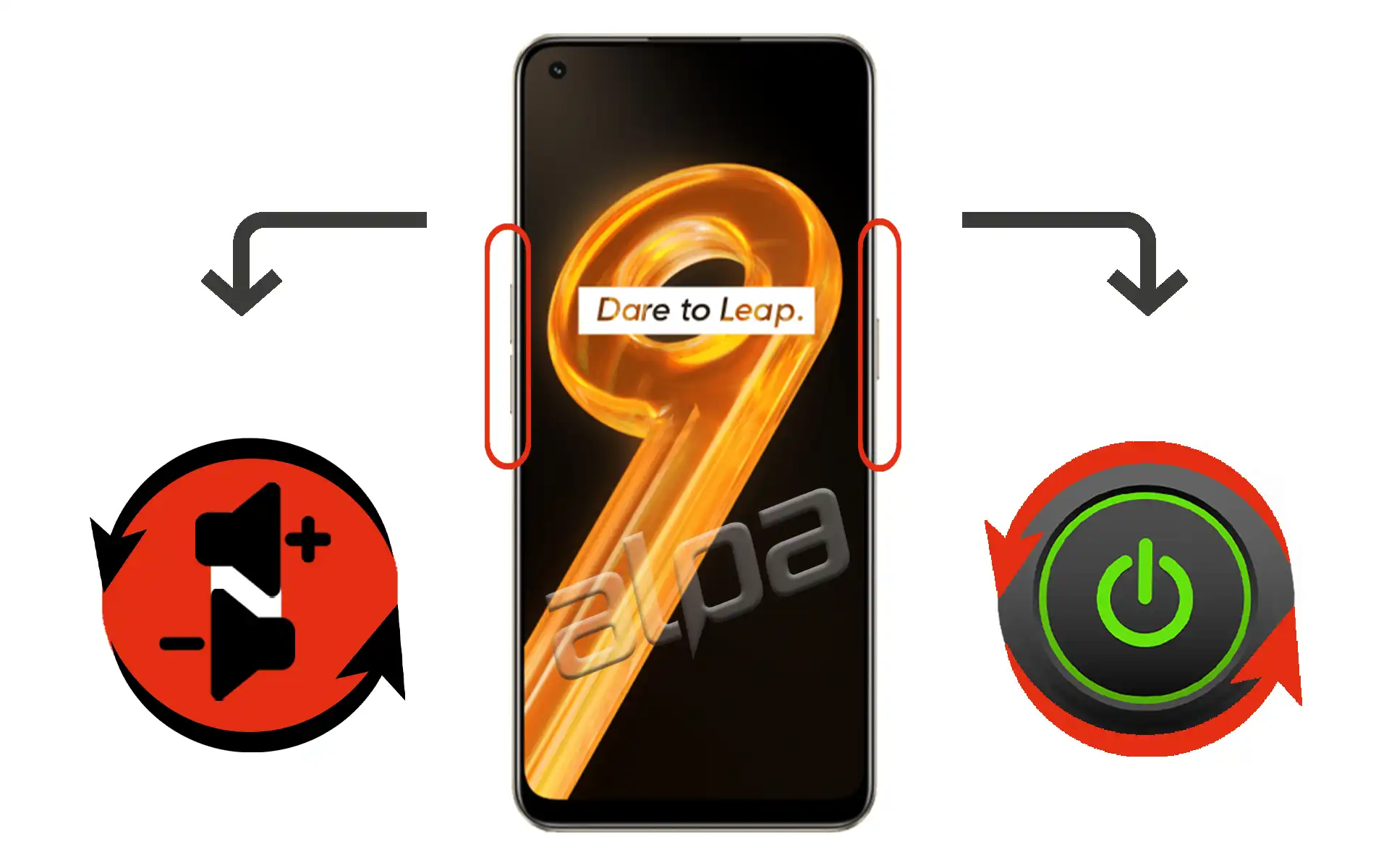 Realme 9 Açma-Kapama, Ses Tuşu Tamiri Fiyatı