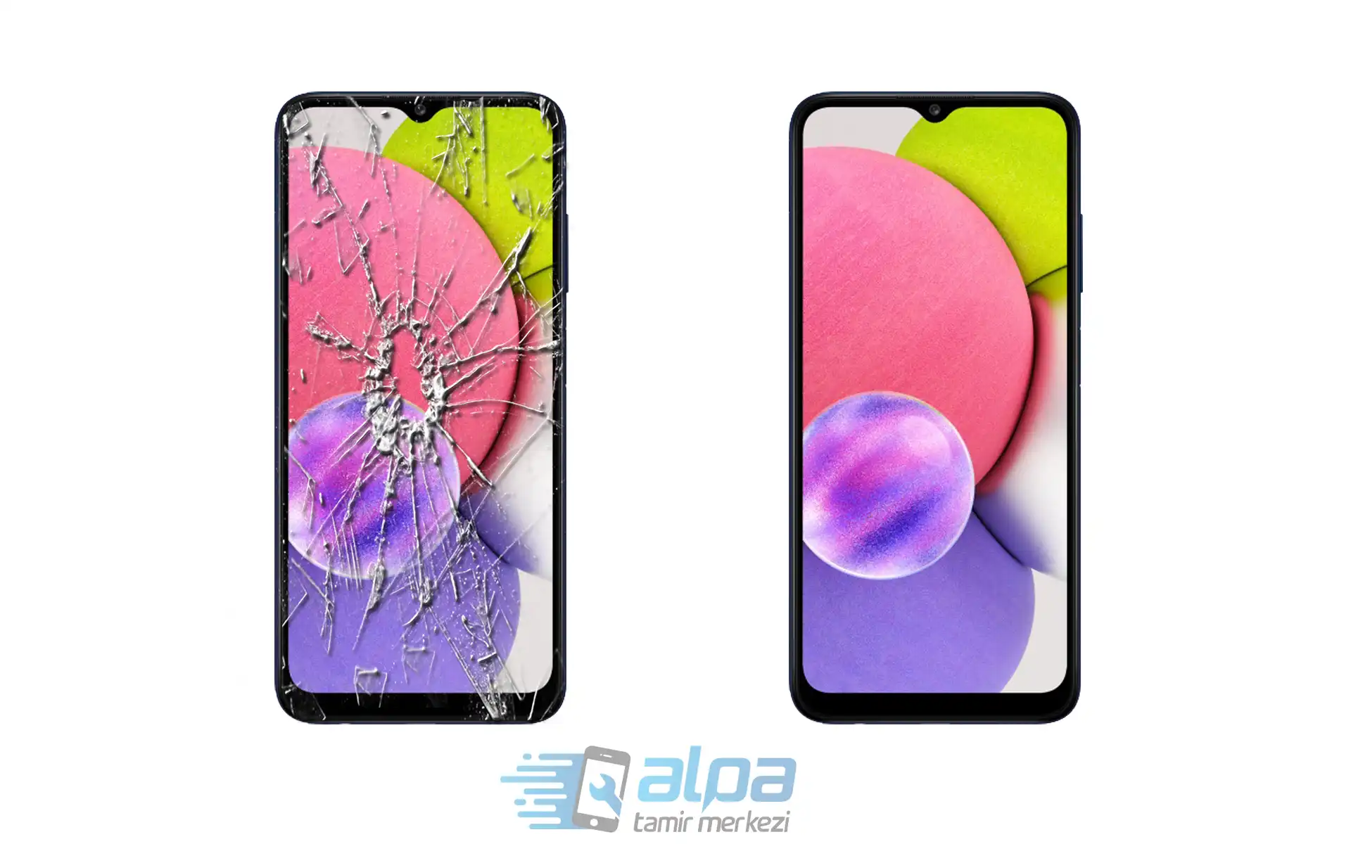 Samsung Galaxy A03s Ön Cam Değişimi 349 TL