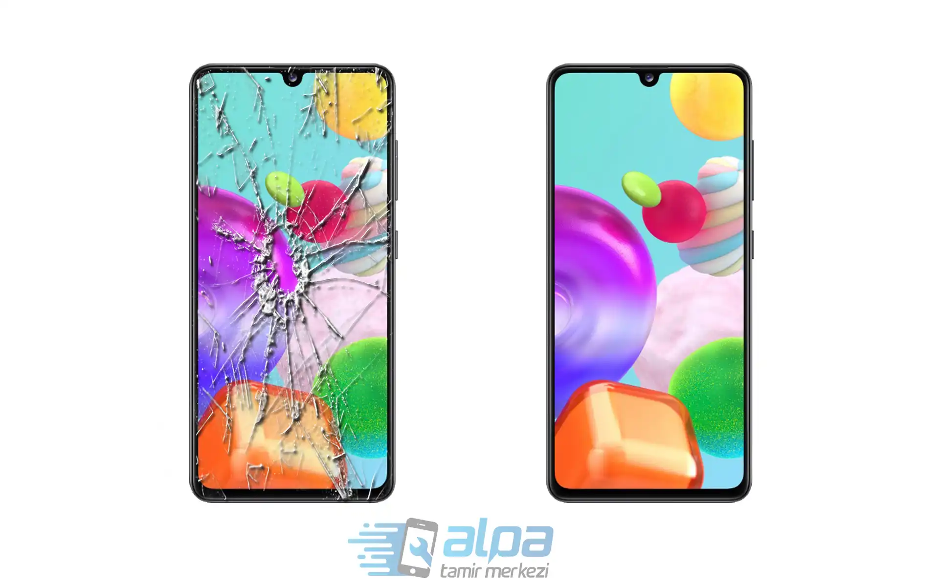 Samsung Galaxy A41 ön cam değişimi fiyatı 599 TL