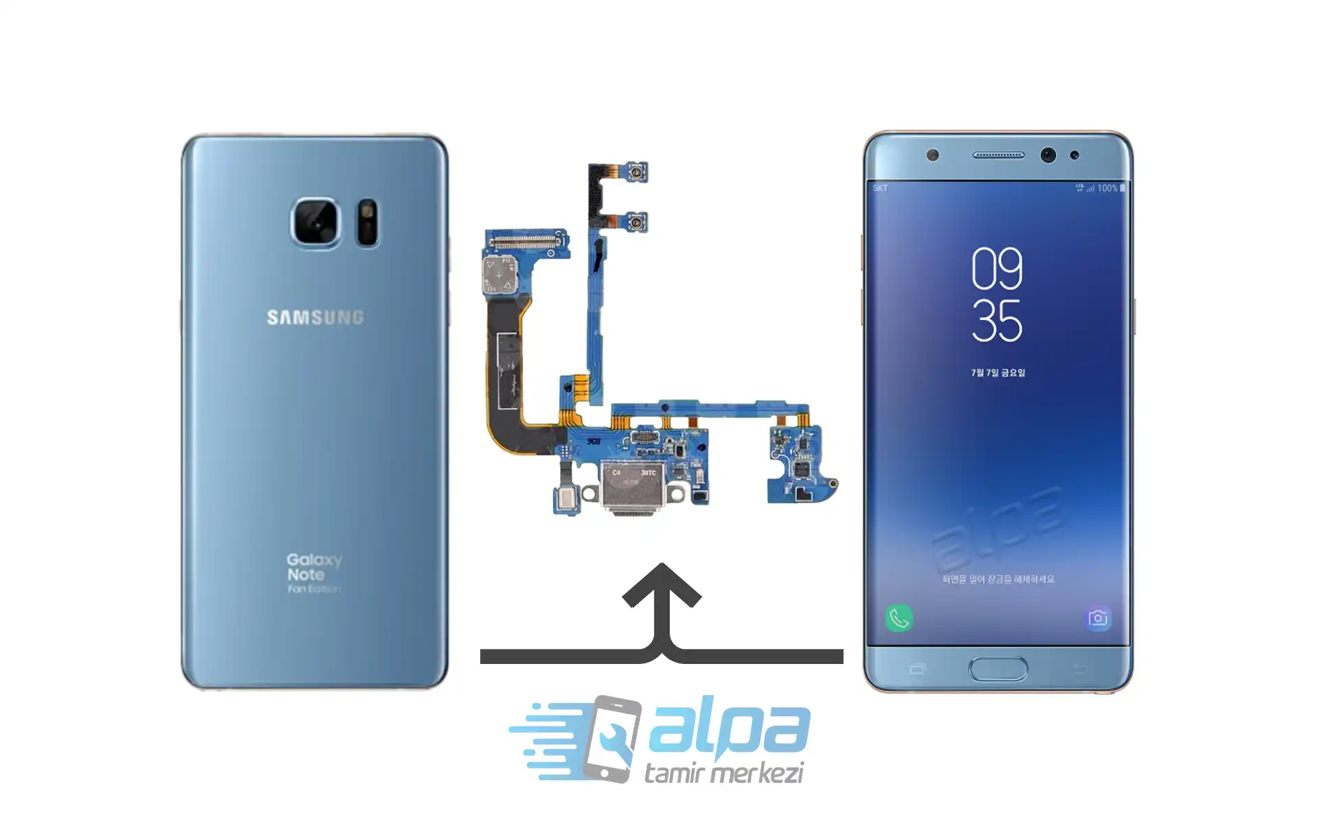 Samsung Galaxy Note FE (Fan Edition) Şarj Soketi Değişmi Fiyatı
