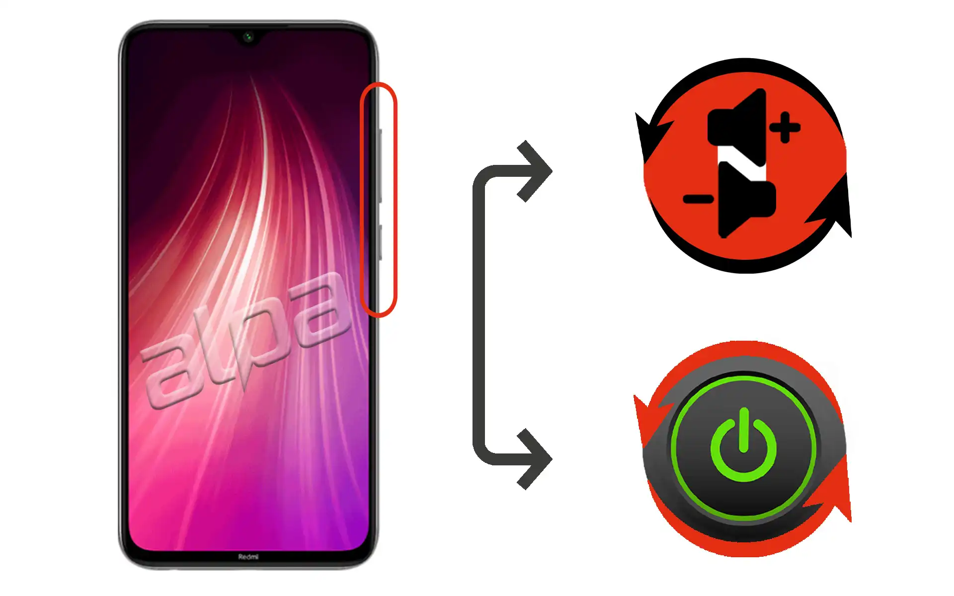 Redmi Note 8 Açma-Kapama, Ses Tuşu Tamiri Fiyatı