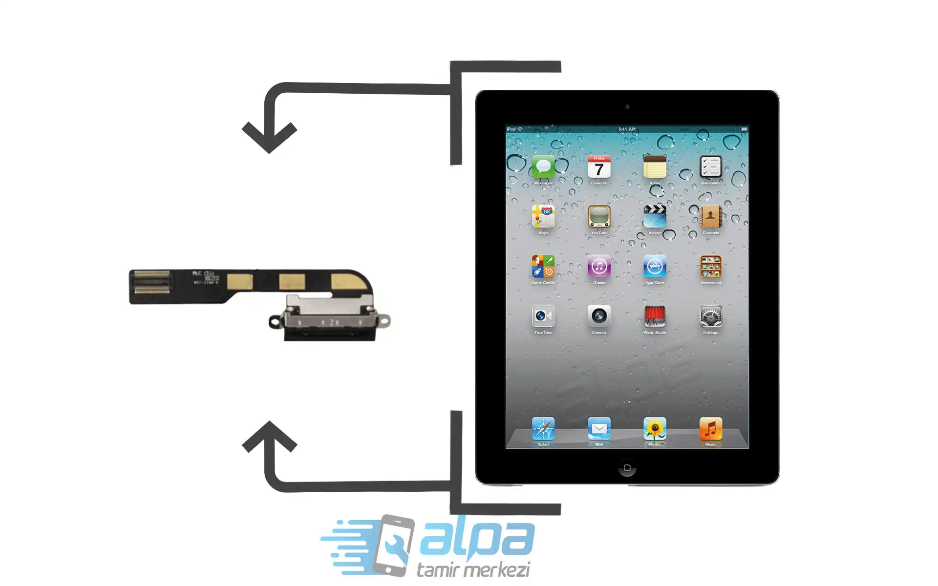 iPad Air 2 Şarj Soketi Değişimi Fiyatı