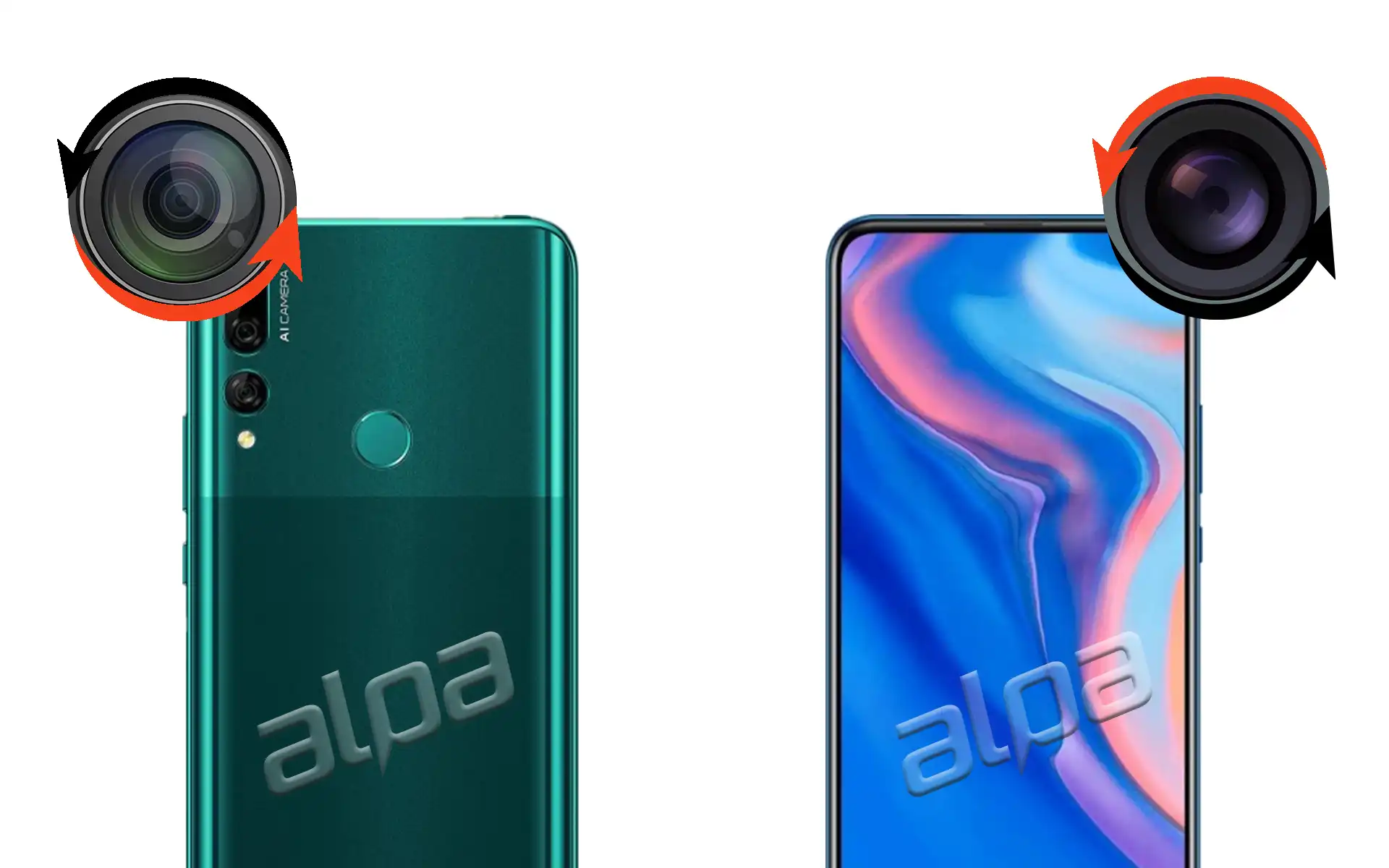 Huawei Y9 Prime 2019 Ön, Arka Kamera Değişimi Fiyatı