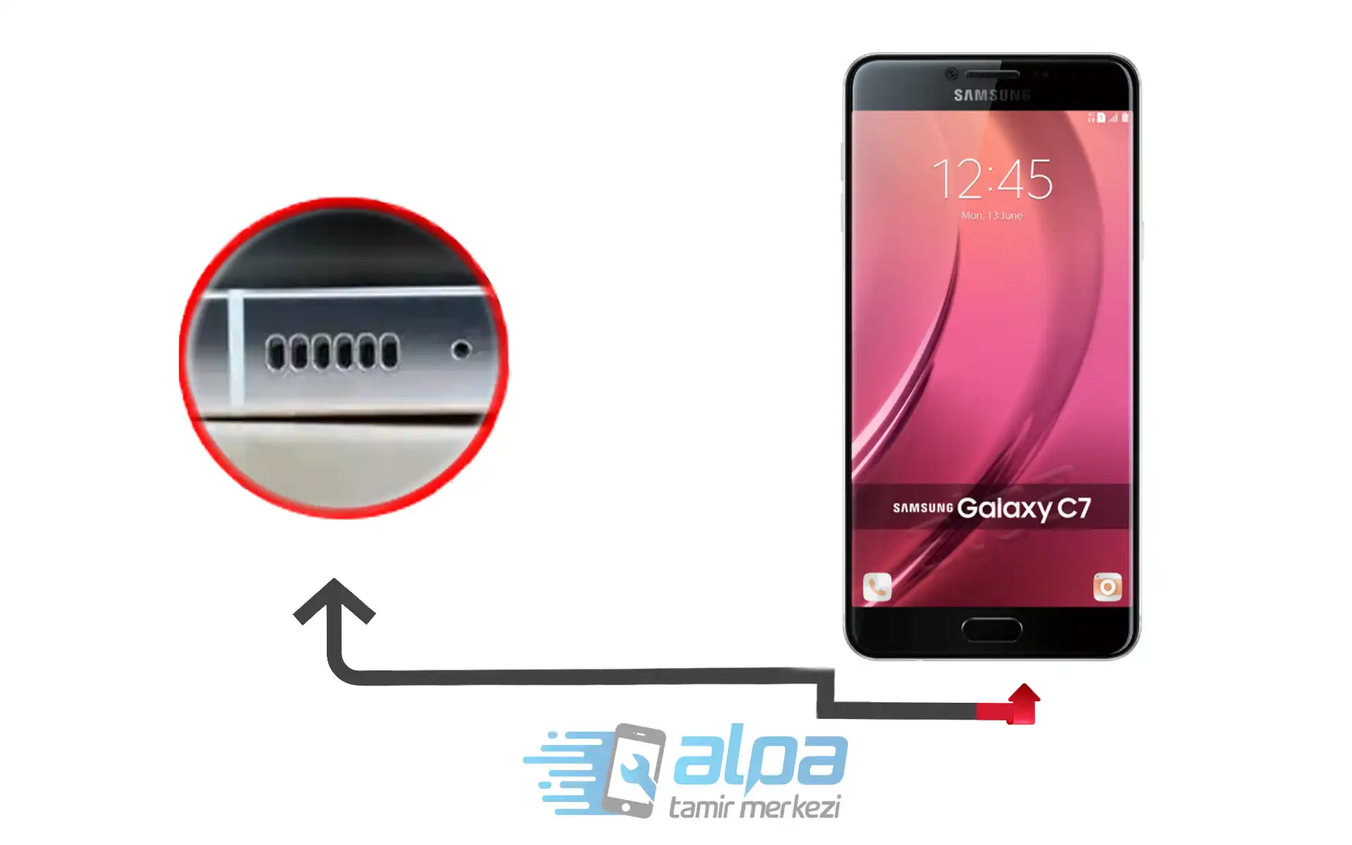 Samsung Galaxy C7 Hoparlör Değişimi Fiyatı