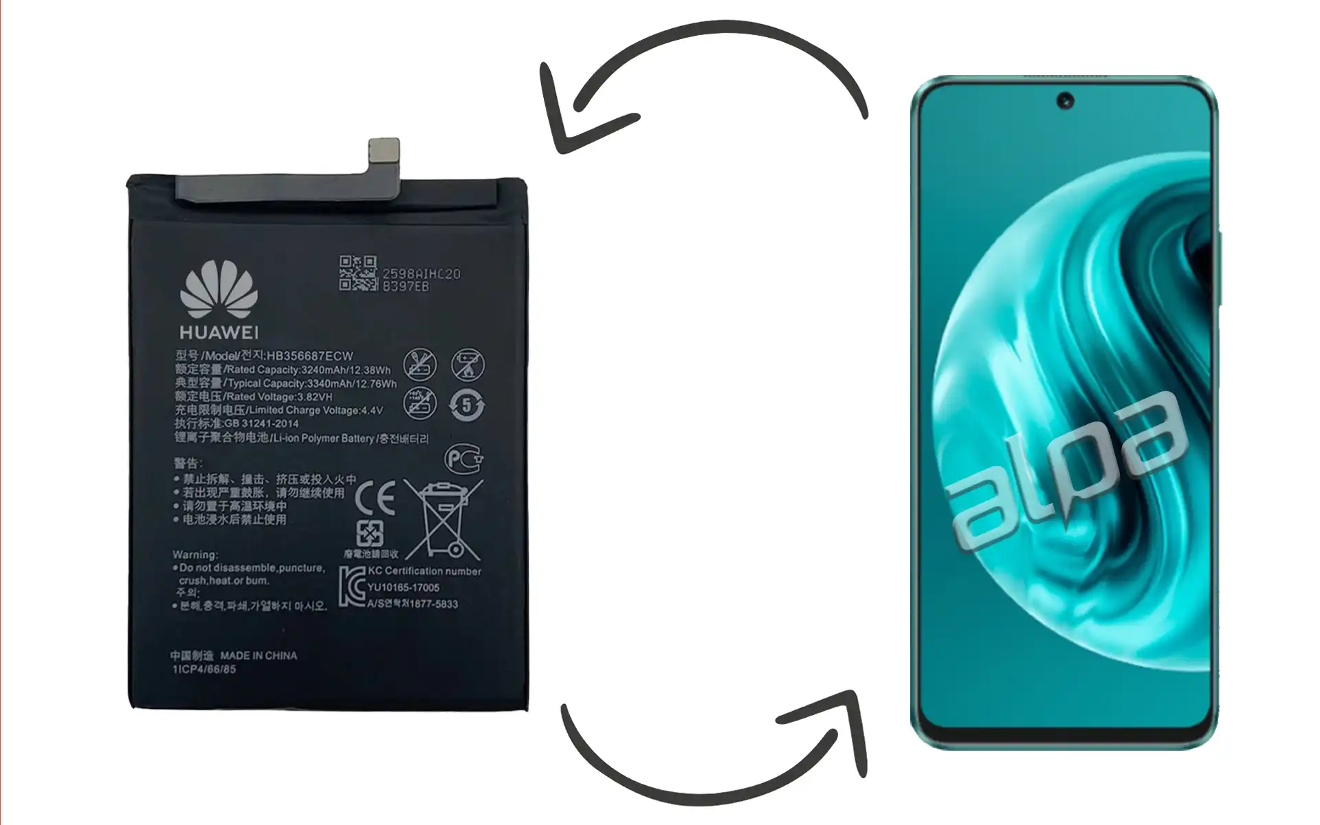 Huawei Nova 12i Batarya Değişimi Fiyatı