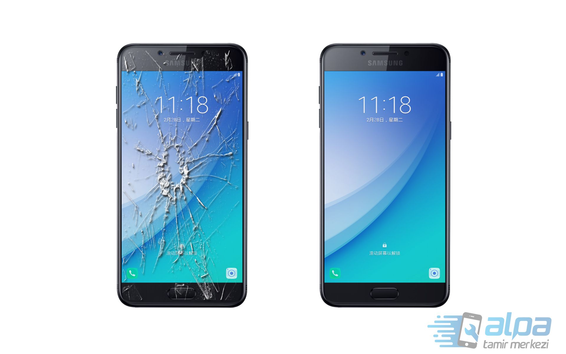 Samsung Galaxy C5 Pro Ön Cam Değişimi