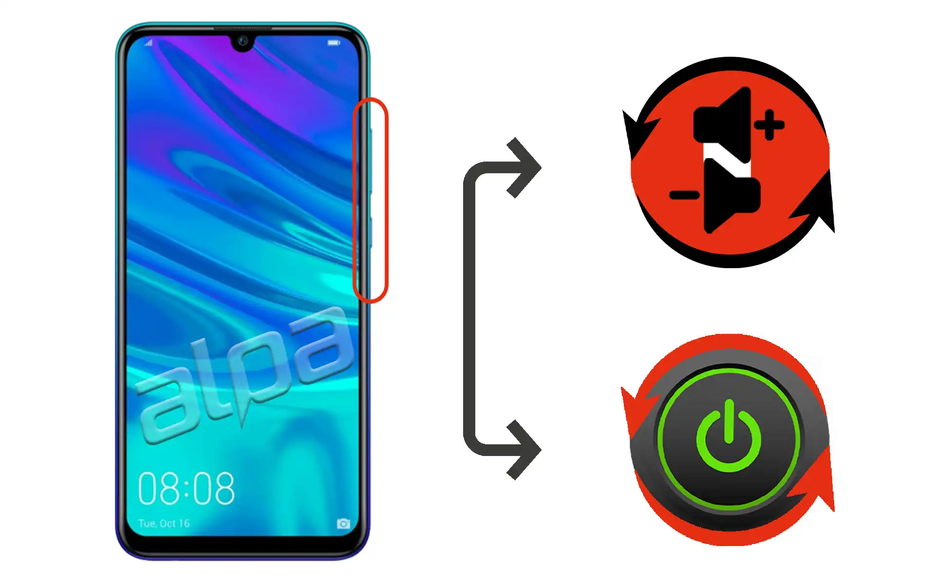Huawei Psmart 2019 Açma-Kapama, Ses Tuşu Tamiri Fiyatı