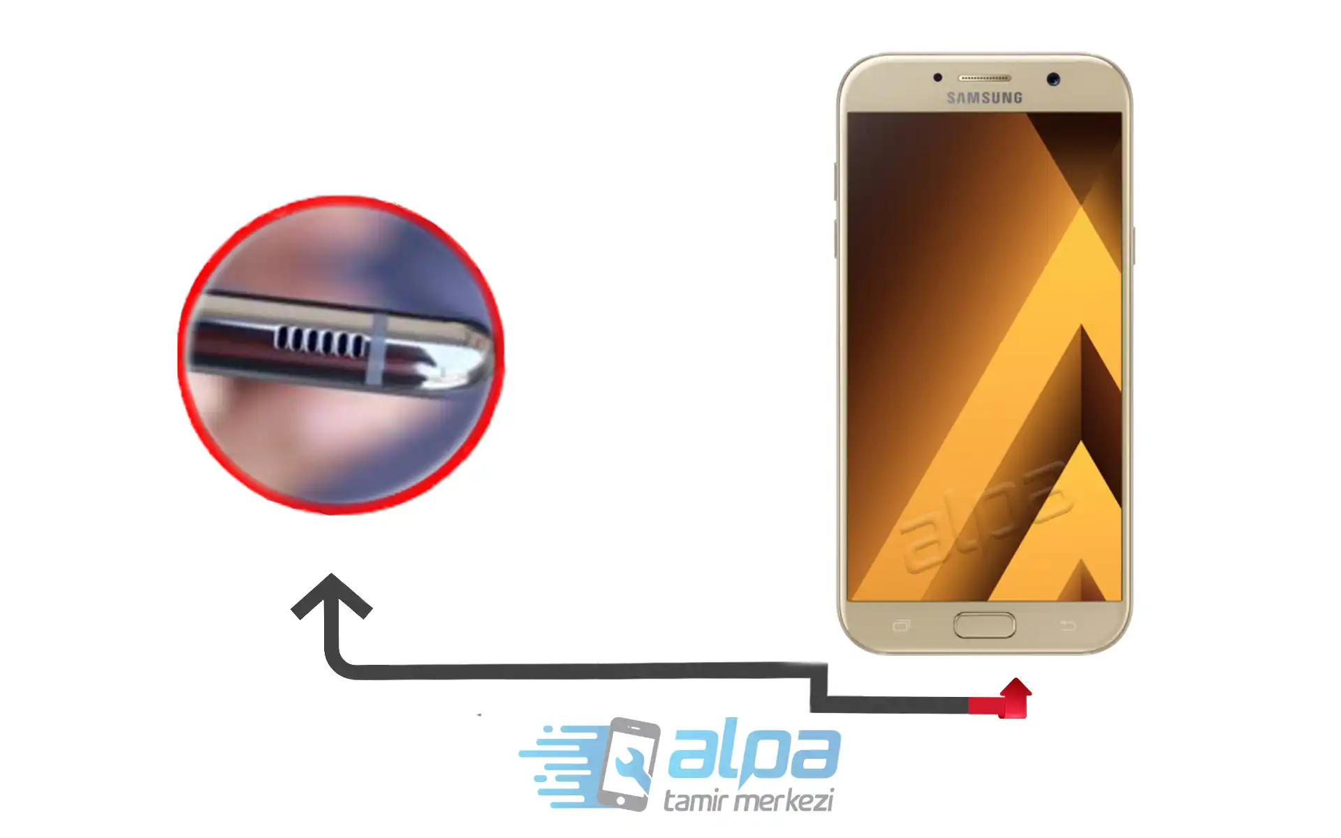 Samsung Galaxy A7 (2017) Hoparlör Değişimi