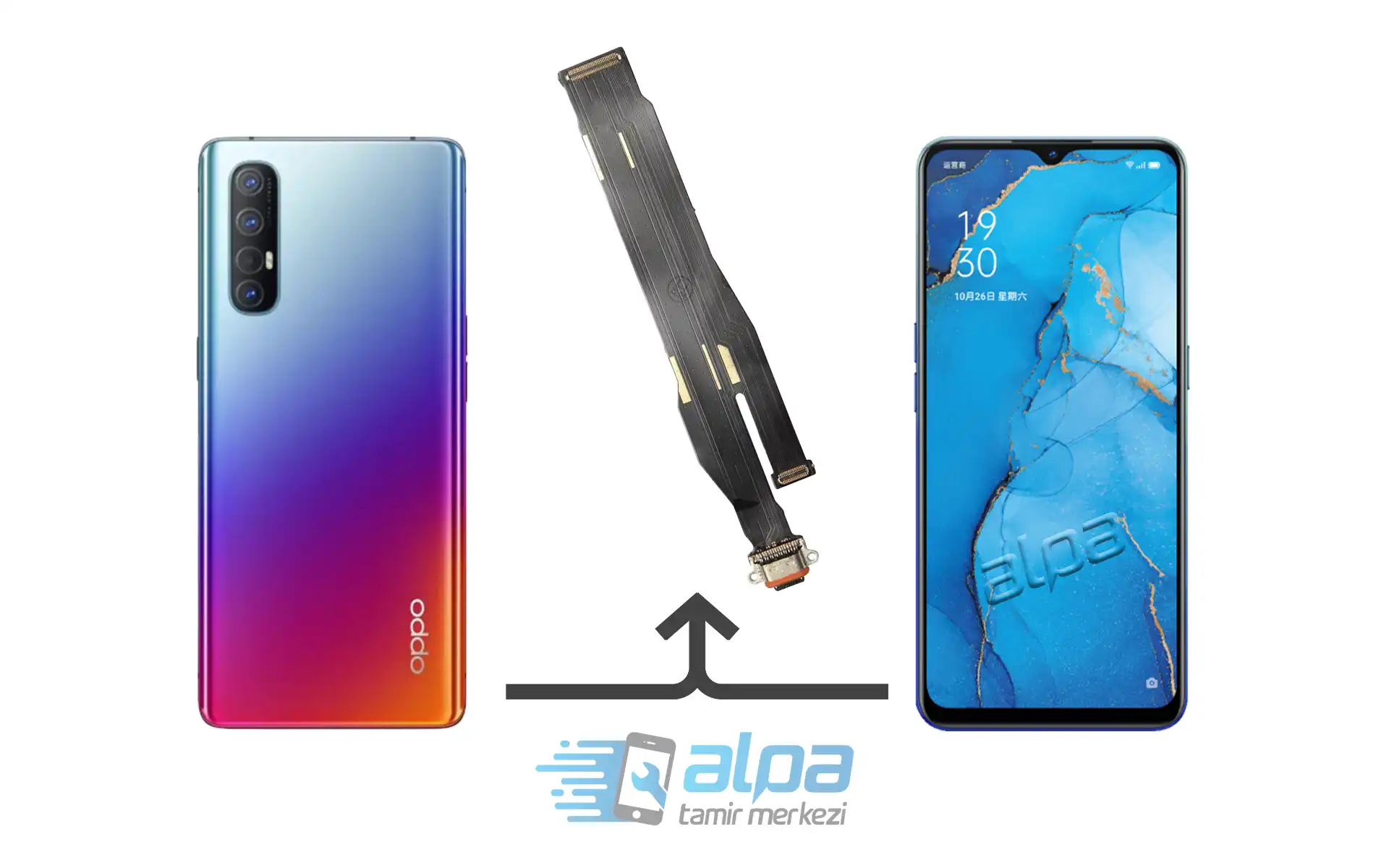 Oppo Reno 3 5G Şarj Soketi Değişimi Fiyatı