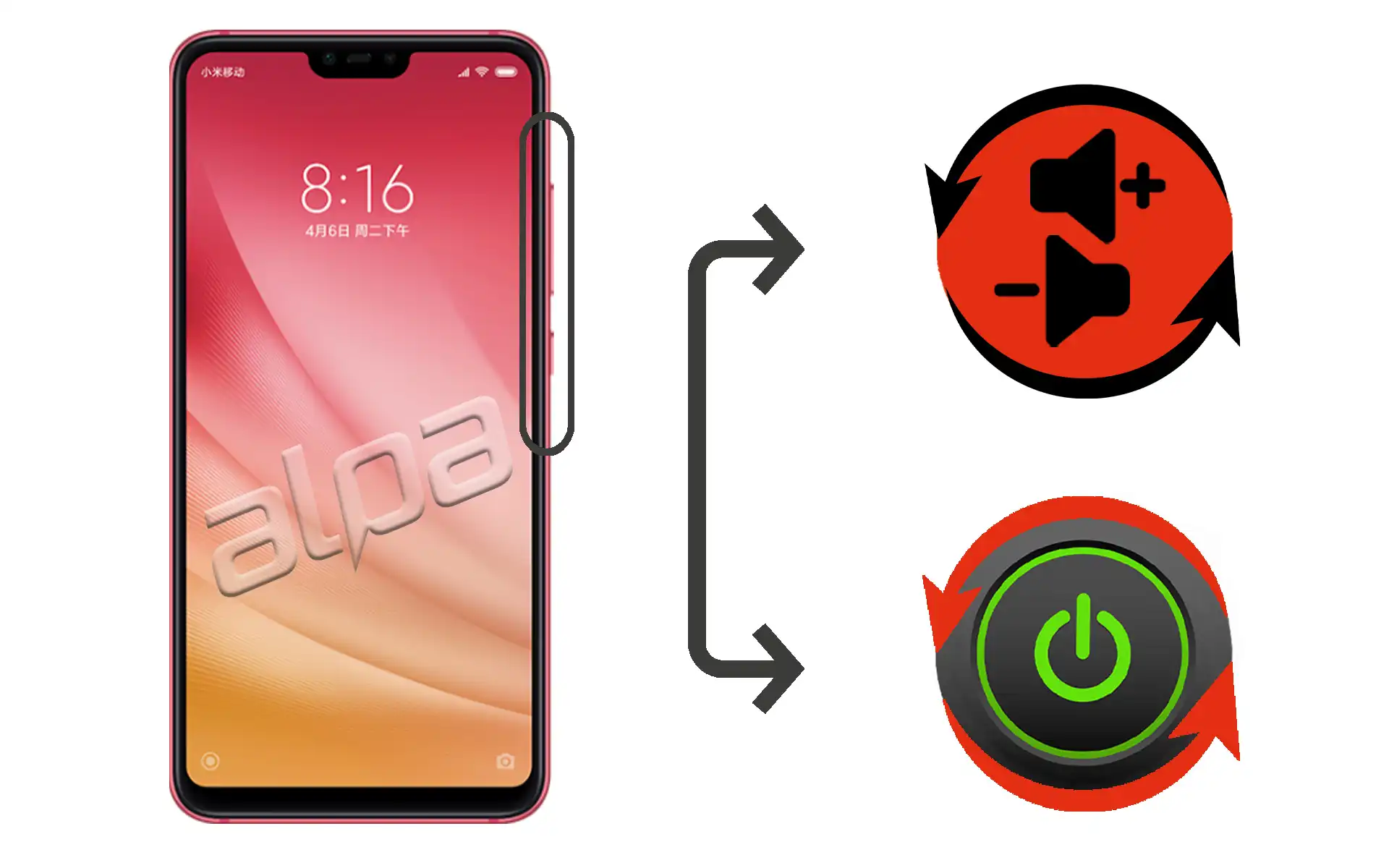 Xiaomi Mi 8 Lite Açma-Kapama, Ses Tuşu Tamiri Fiyatı