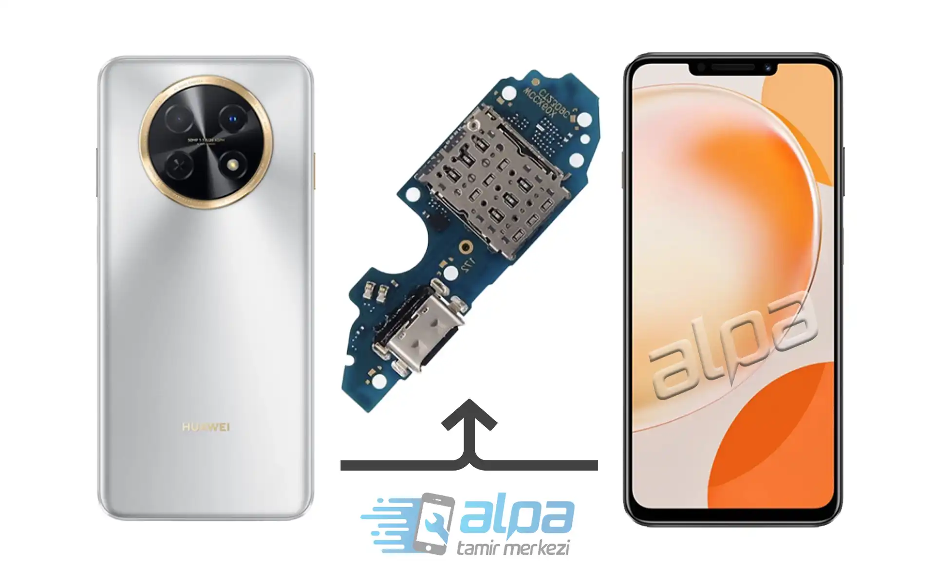 Huawei Nova Y91 Şarj Soketi Değişimi Fiyatı