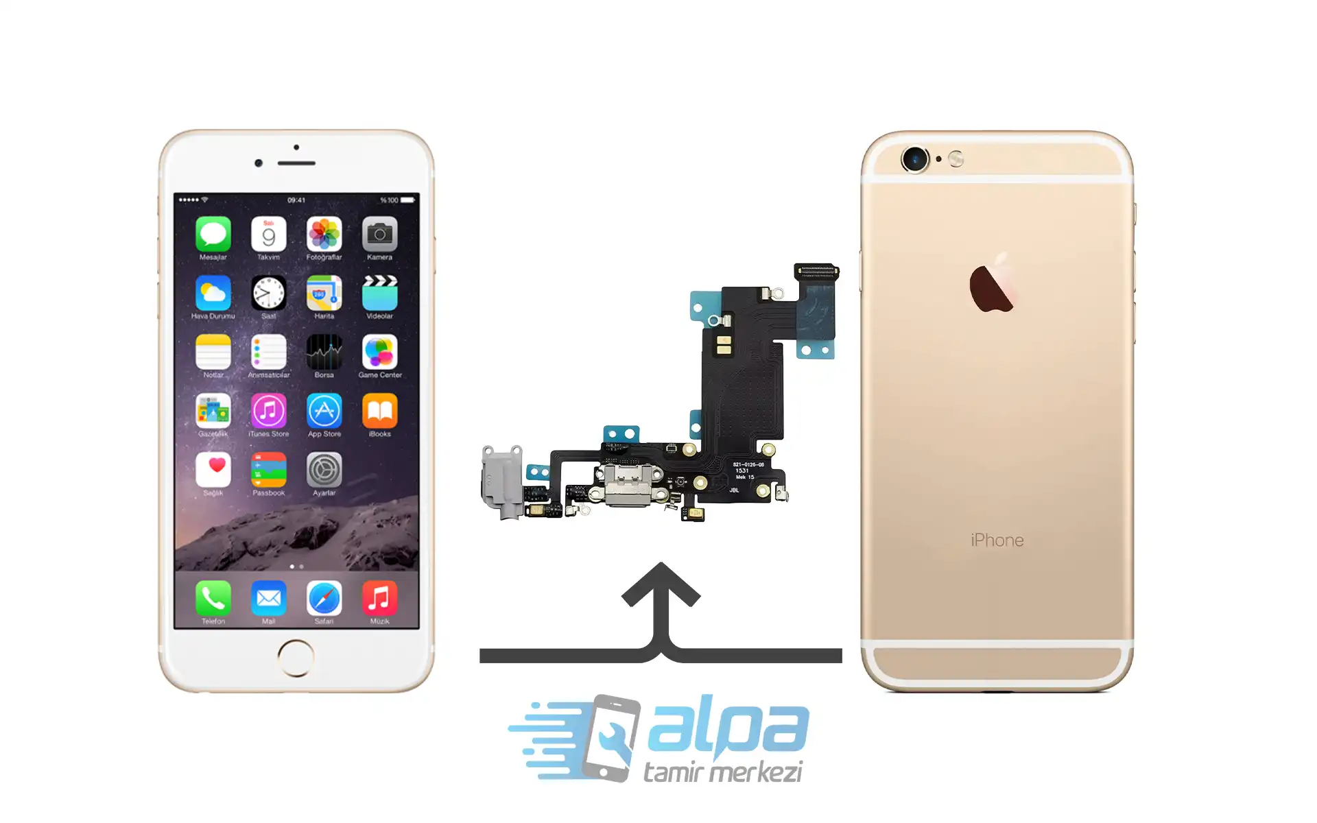 iPhone 6 Plus Şarj Soketi Değişimi
