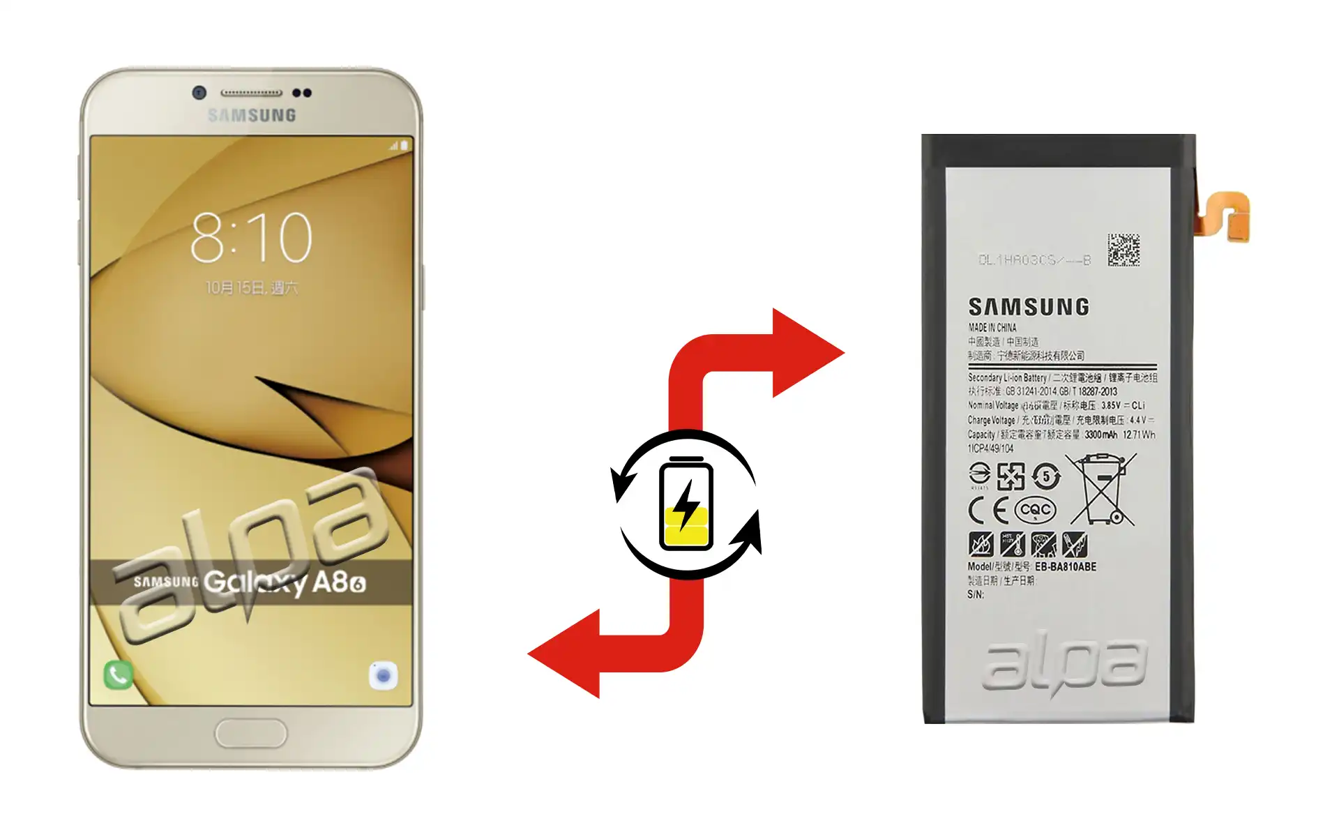 Samsung Galaxy A8 (2016) Batarya Değişimi Fiyatı