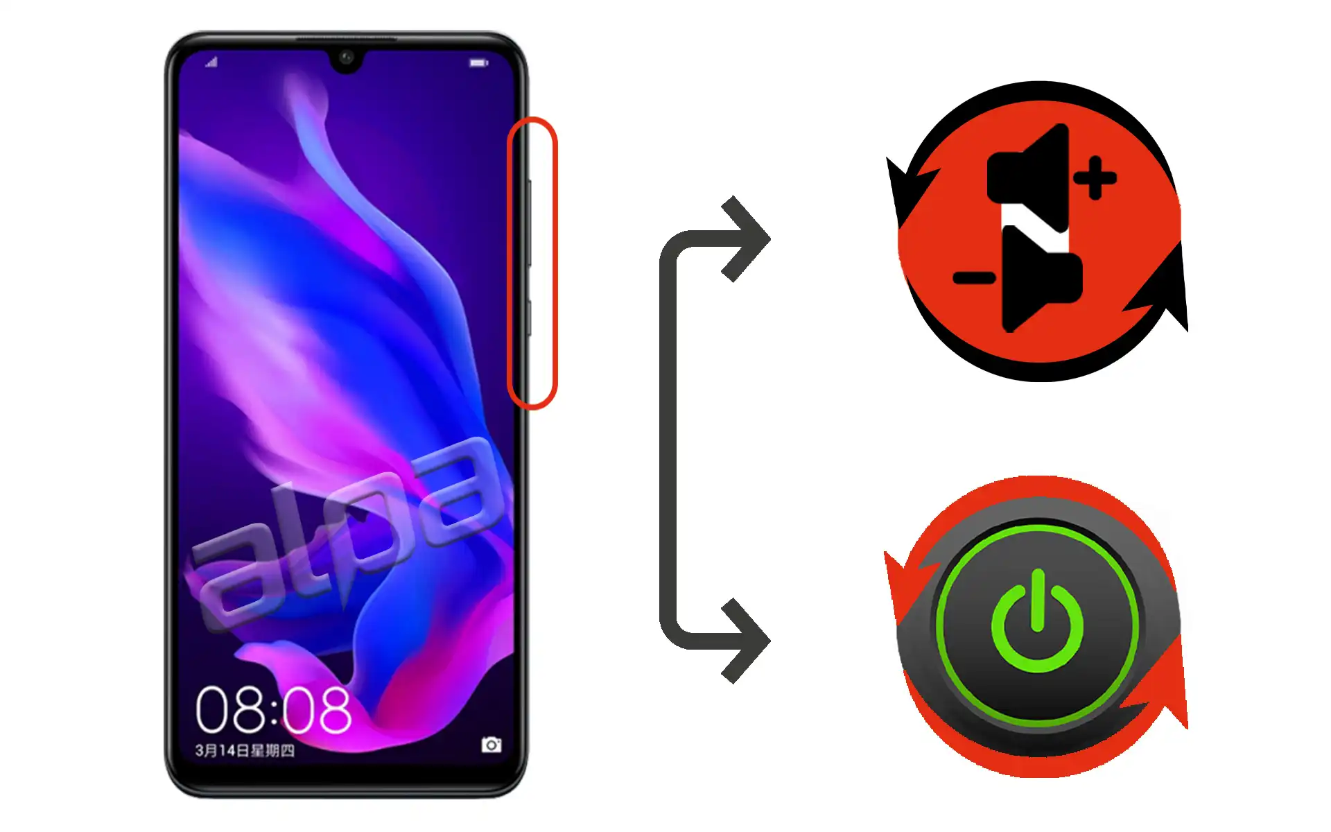 Huawei Nova 4E Açma-Kapama, Ses Tuşu Tamiri Fiyatı
