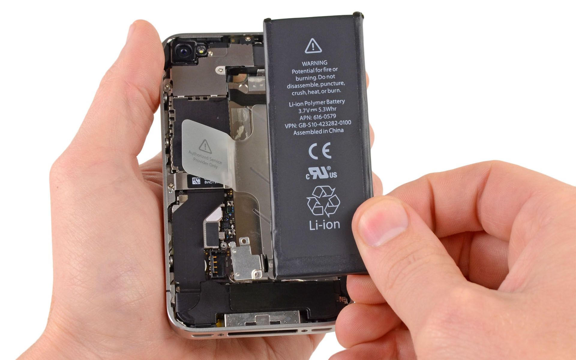 iPhone 4s batarya değişimi