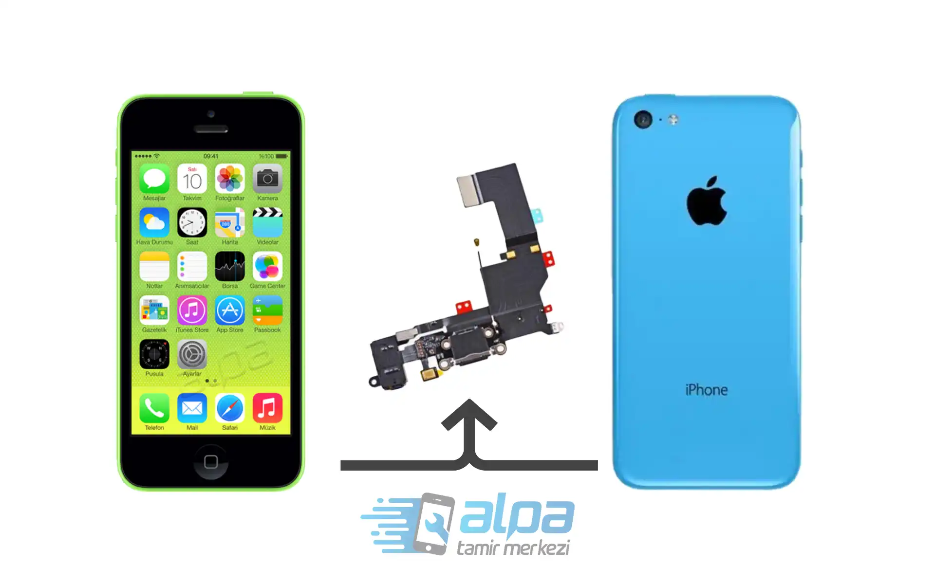 iPhone 5c Şarj Soketi Değişimi