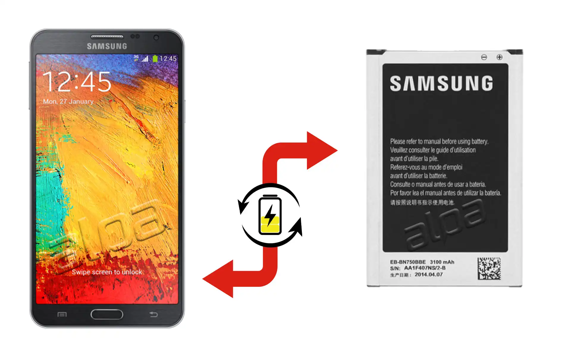 Samsung Galaxy Note 3 Neo Batarya Değişimi Fiyatı