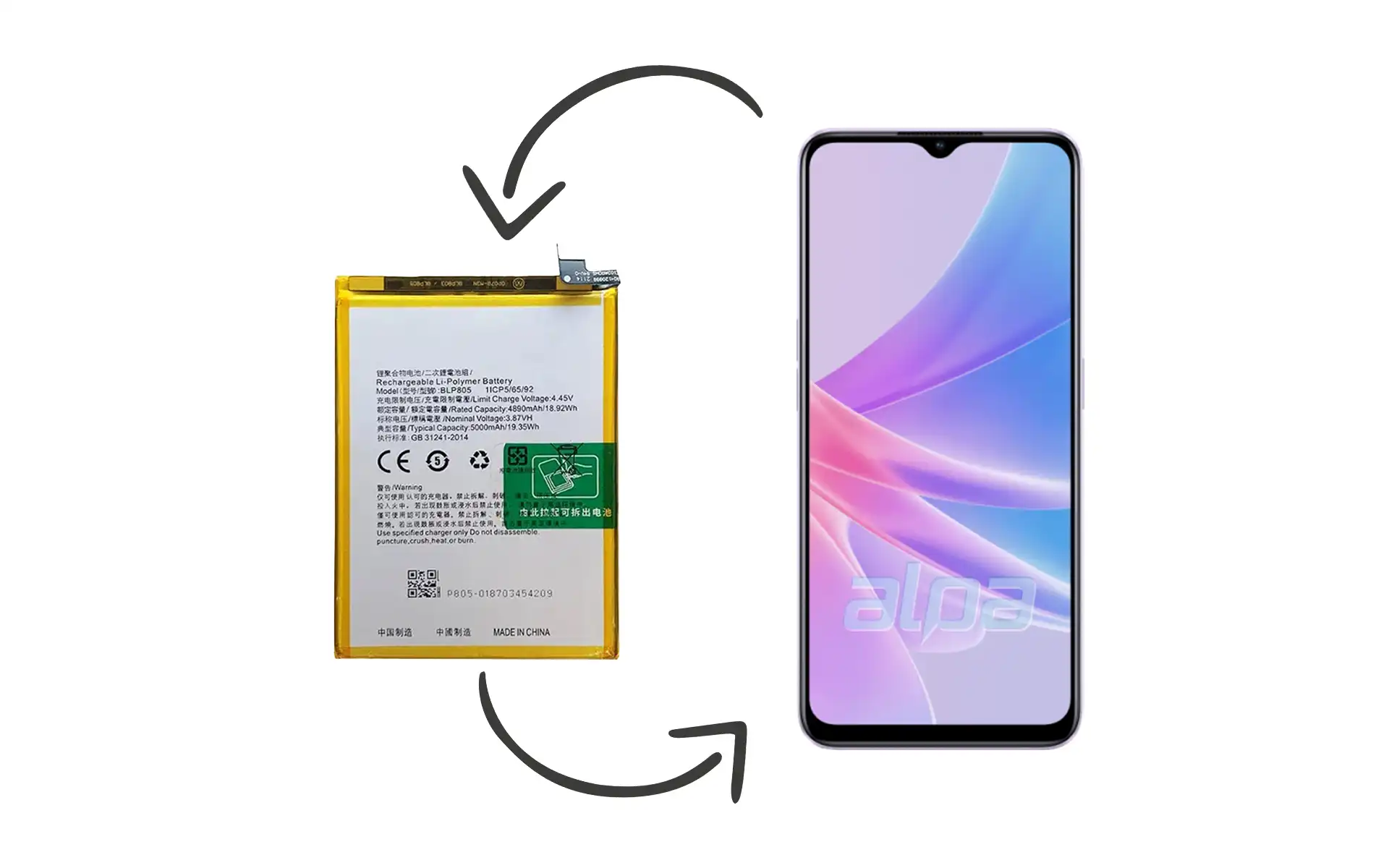 Oppo A78 5G Batarya Değişimi Fiyatı