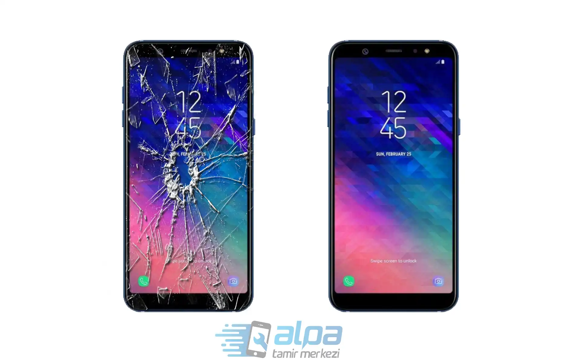 Samsung Galaxy A6 Plus Ön Cam Değişimi Fiyatı 549 TL