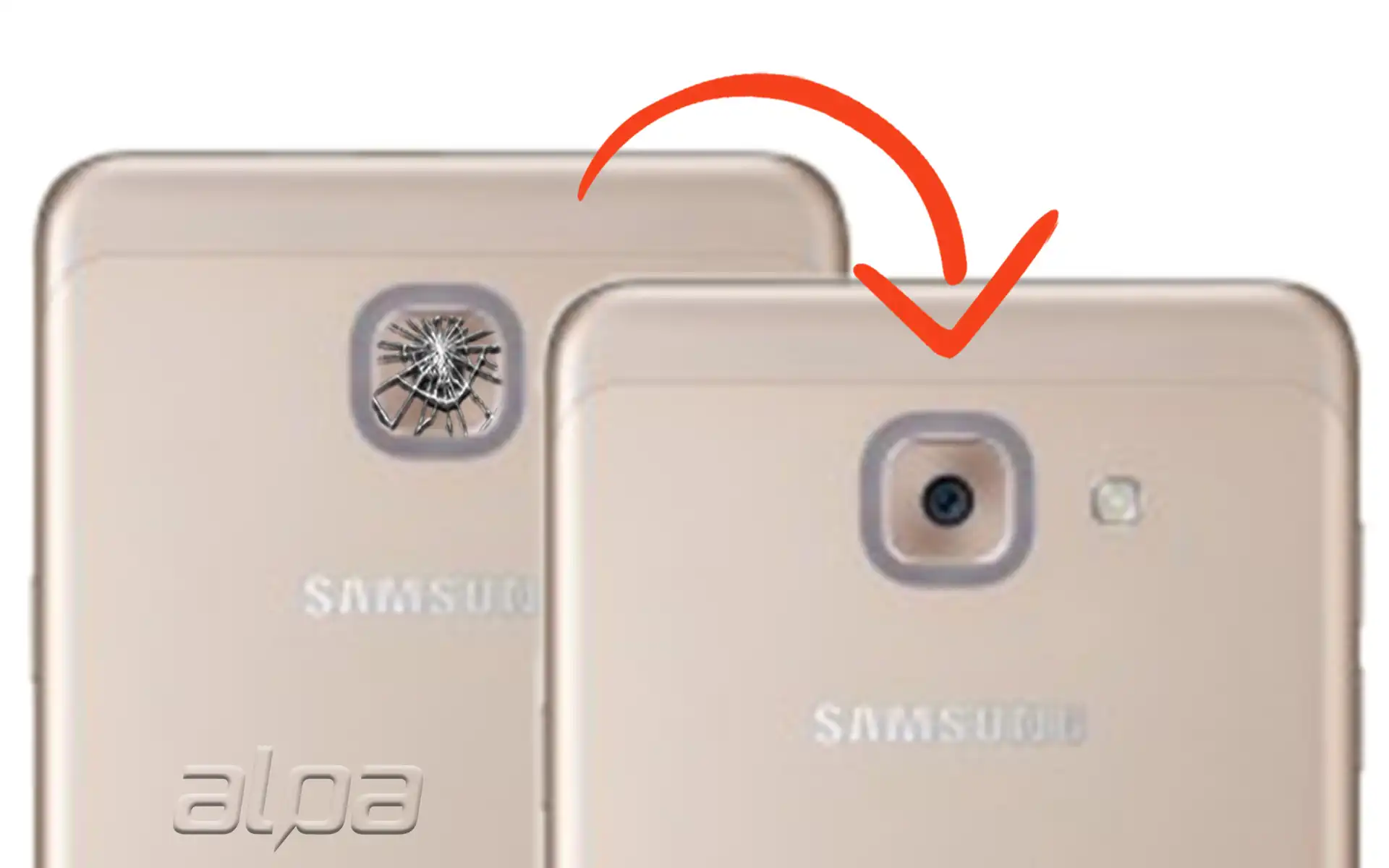 Samsung Galaxy J7 Max Kamera Camı Değişimi