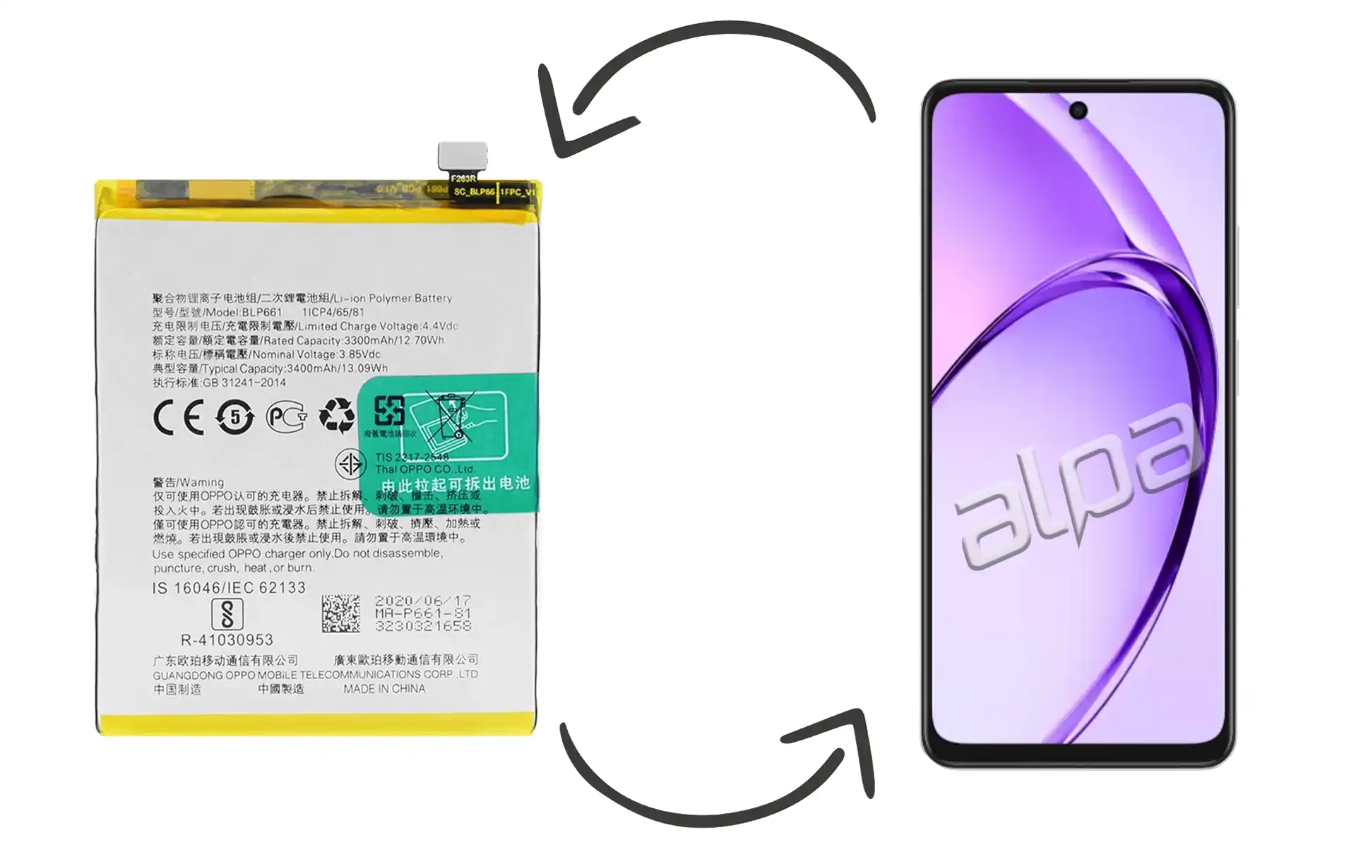 Oppo A3 Batarya Değişimi Fiyatı