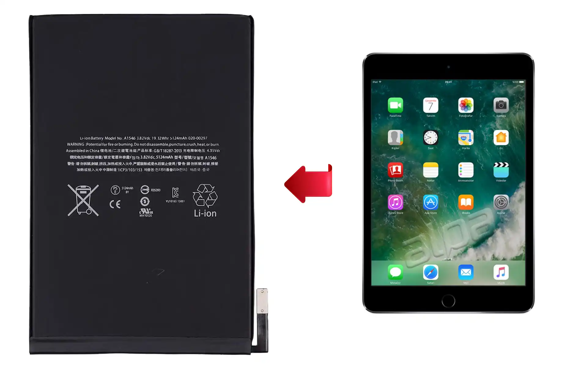 iPad mini 4 Batarya Değişimi Fiyatı