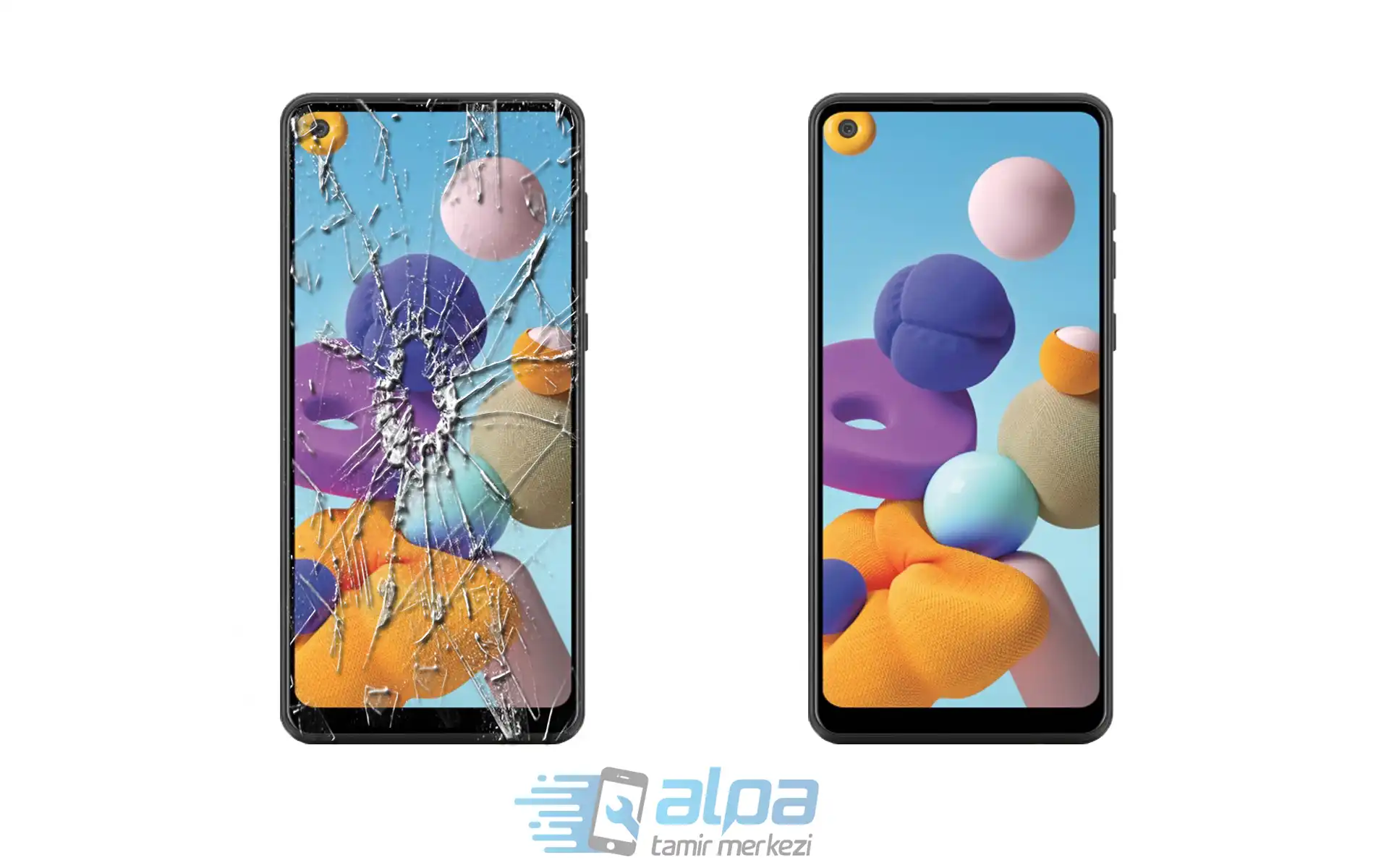 Samsung Galaxy A21 Ön Cam Değişimi Fiyatı 399 TL