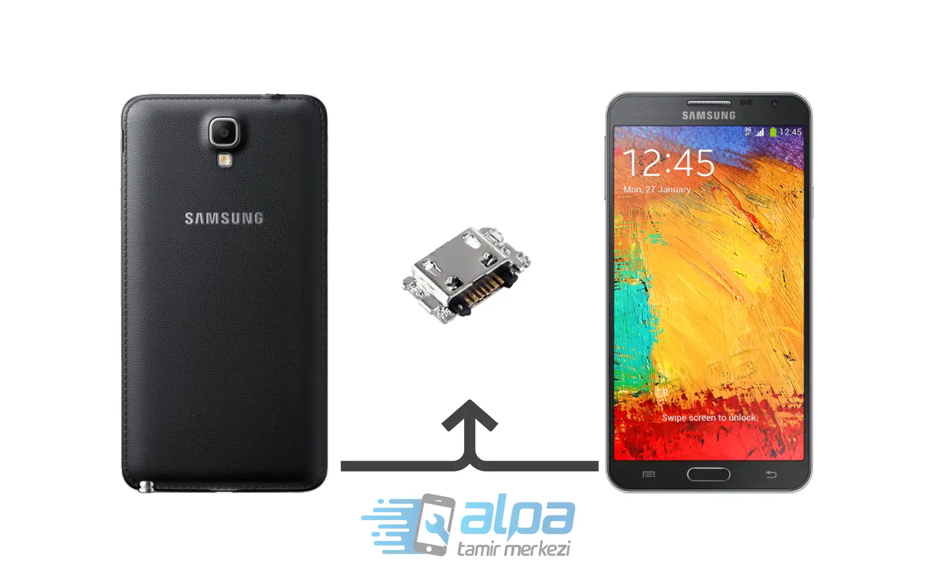 Samsung Galaxy Note 3 Neo Şarj Soketi Değişimi Fiyatı