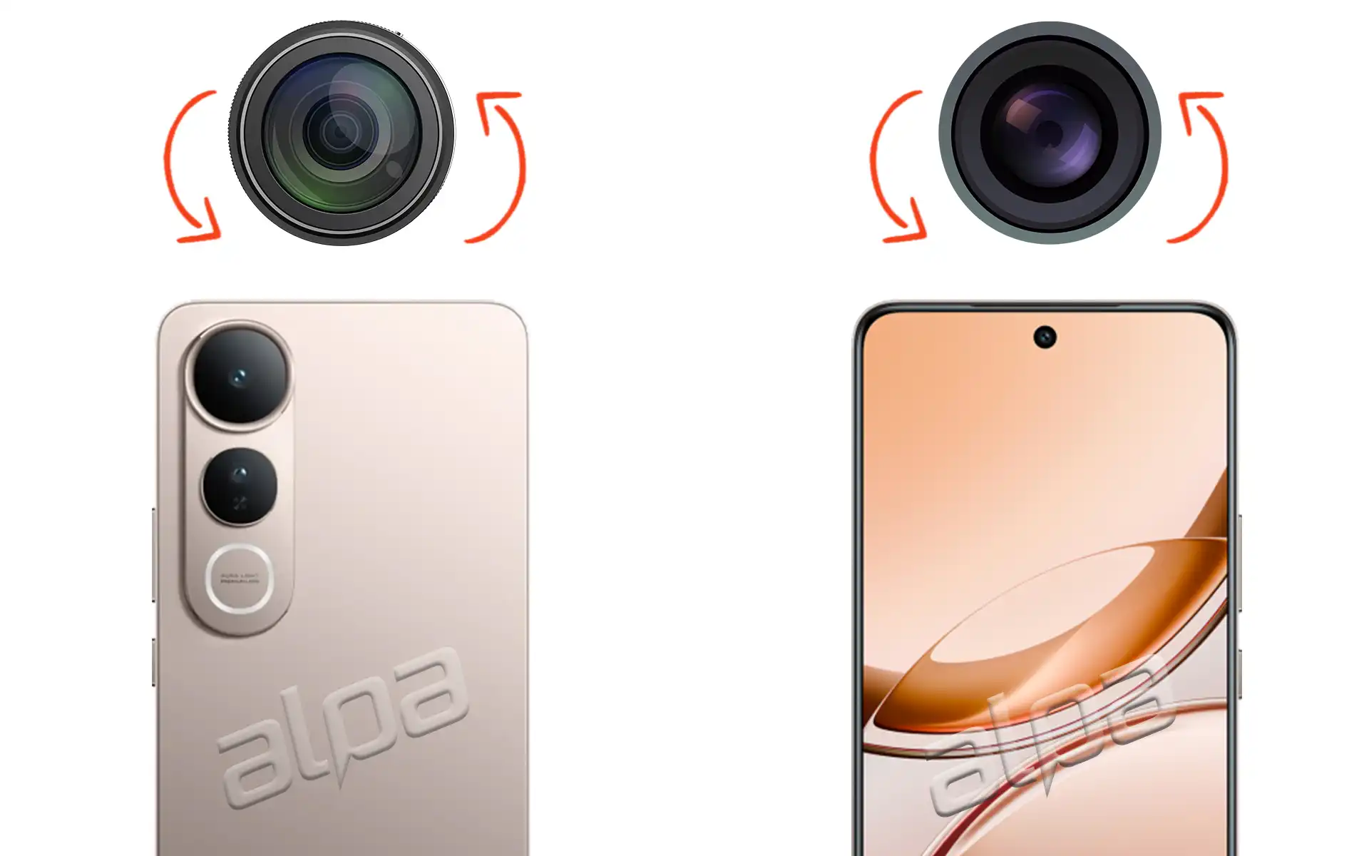Vivo V50 Lite Ön ve Arka Kamera Değişimi