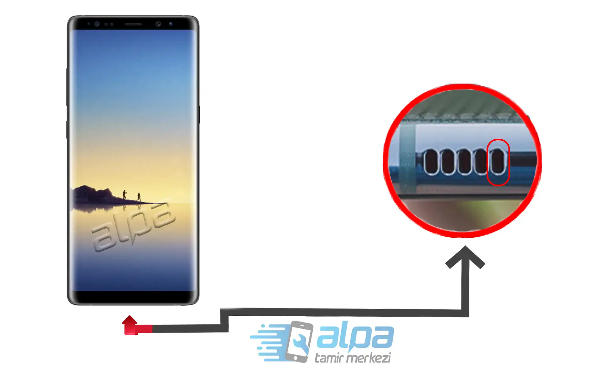 Samsung Galaxy Note 8 Mikrofon Değişimi Fiyatı