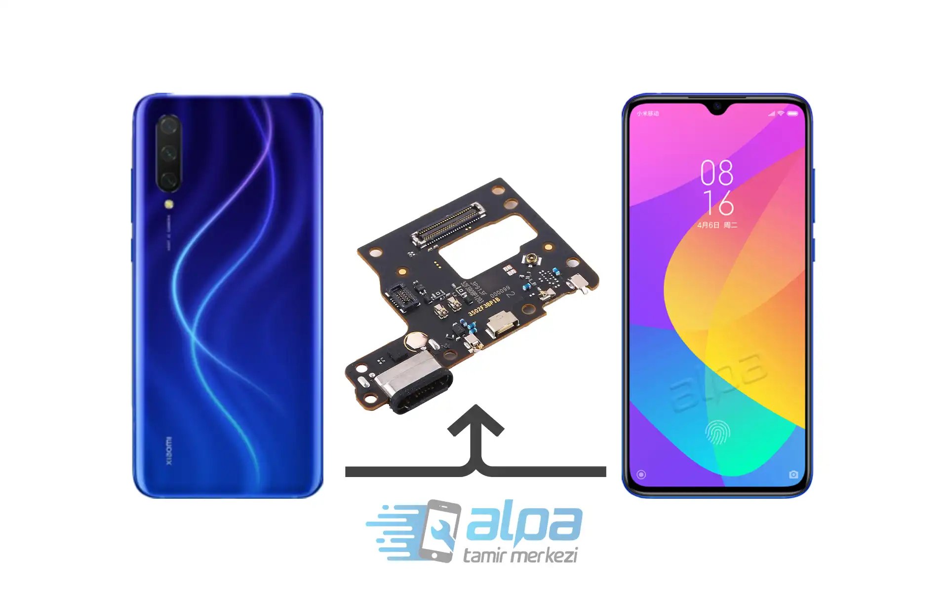 Xiaomi Mi 9 Lite Şarj Soketi Değişimi  Fiyatı