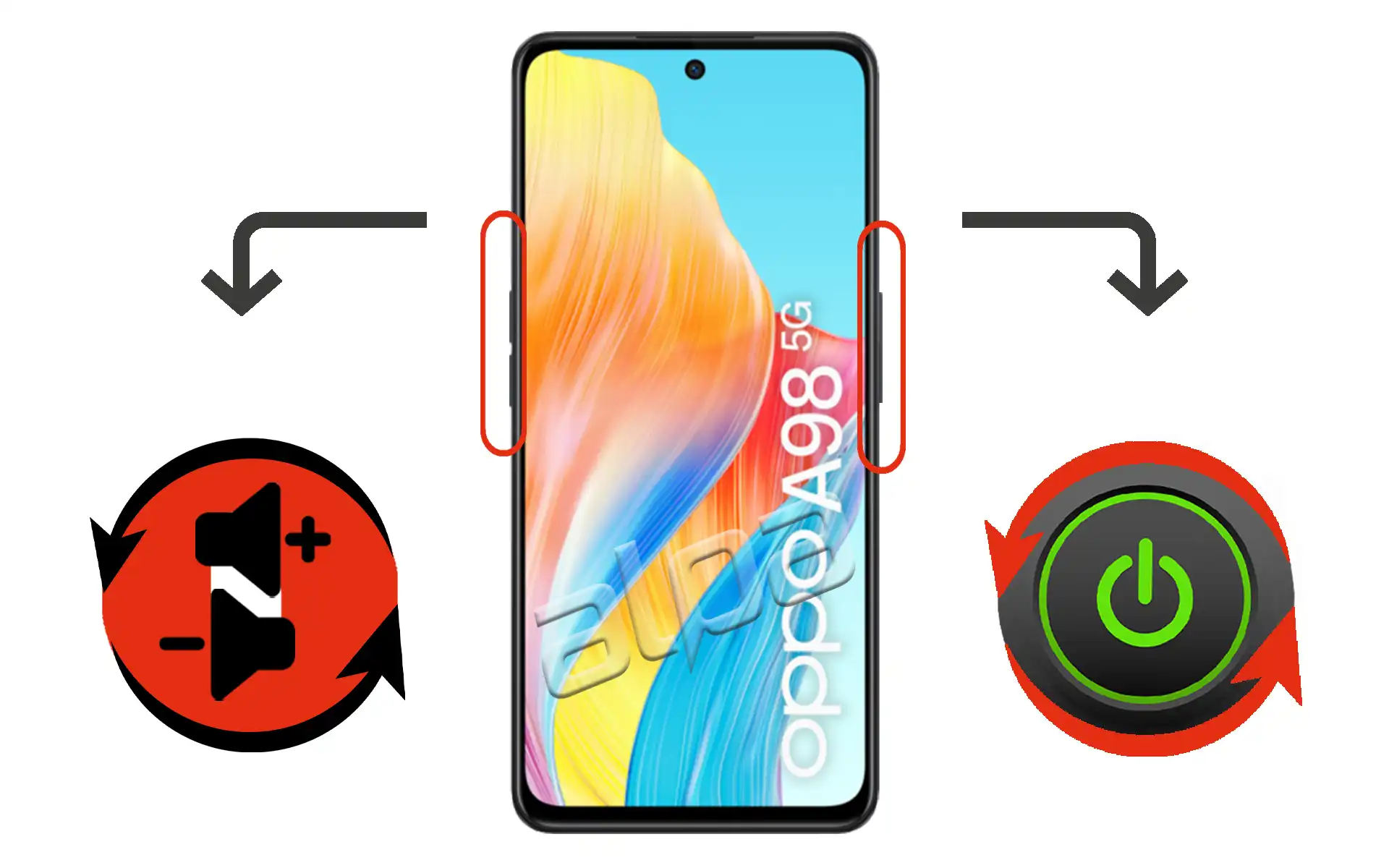 Oppo A98 5G Açma-Kapama, Ses Tuşu Tamiri Fiyatı