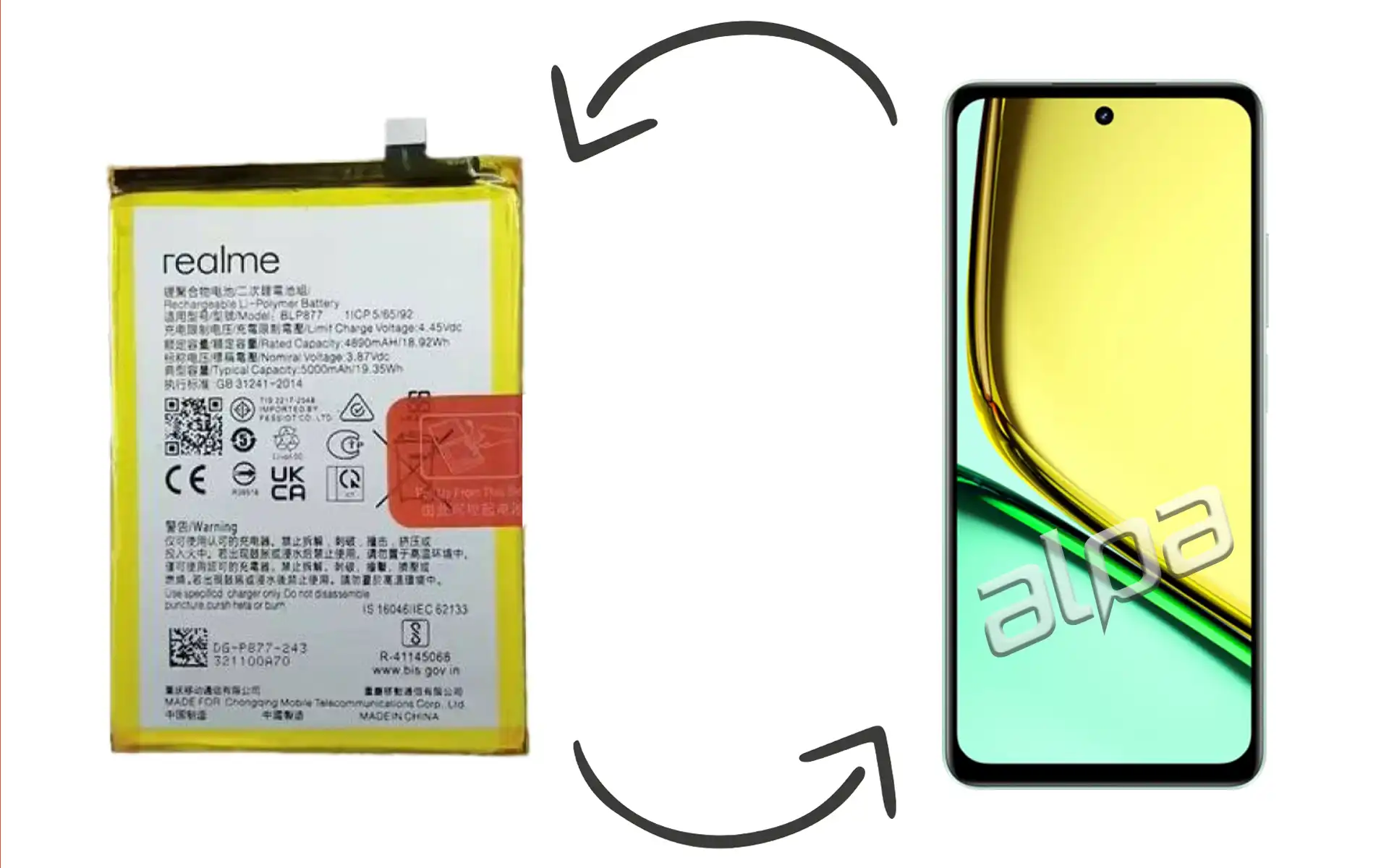 Realme 12 Lite Batarya Değişimi