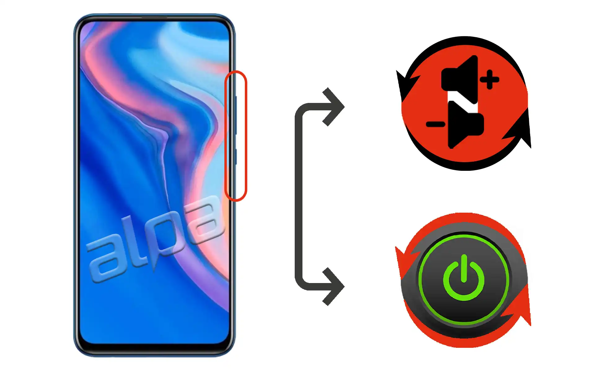 Huawei Psmart Z Açma-Kapama, Ses Tuşu Tamiri Fiyatı