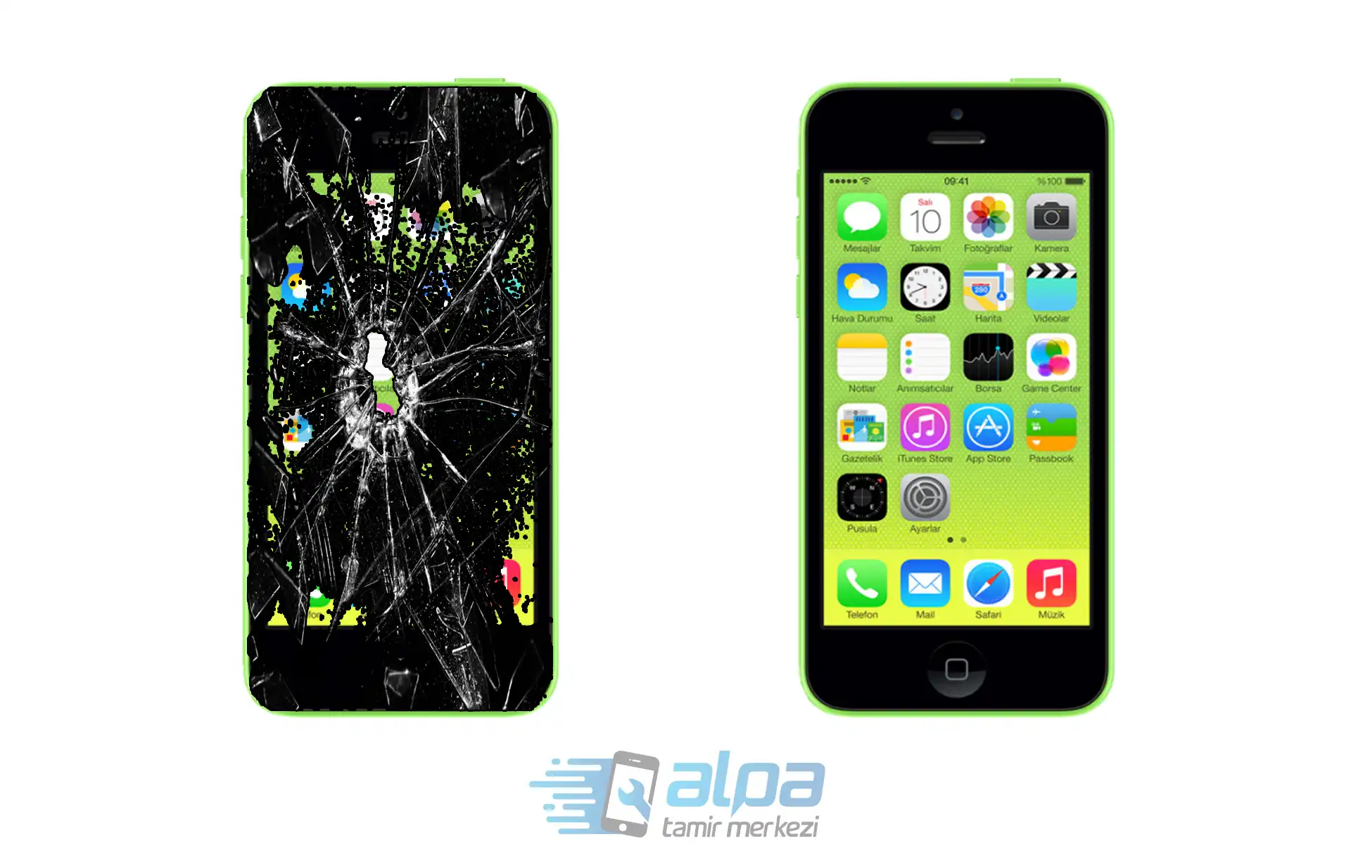 iPhone 5c Ekran Değişimi 499 TL