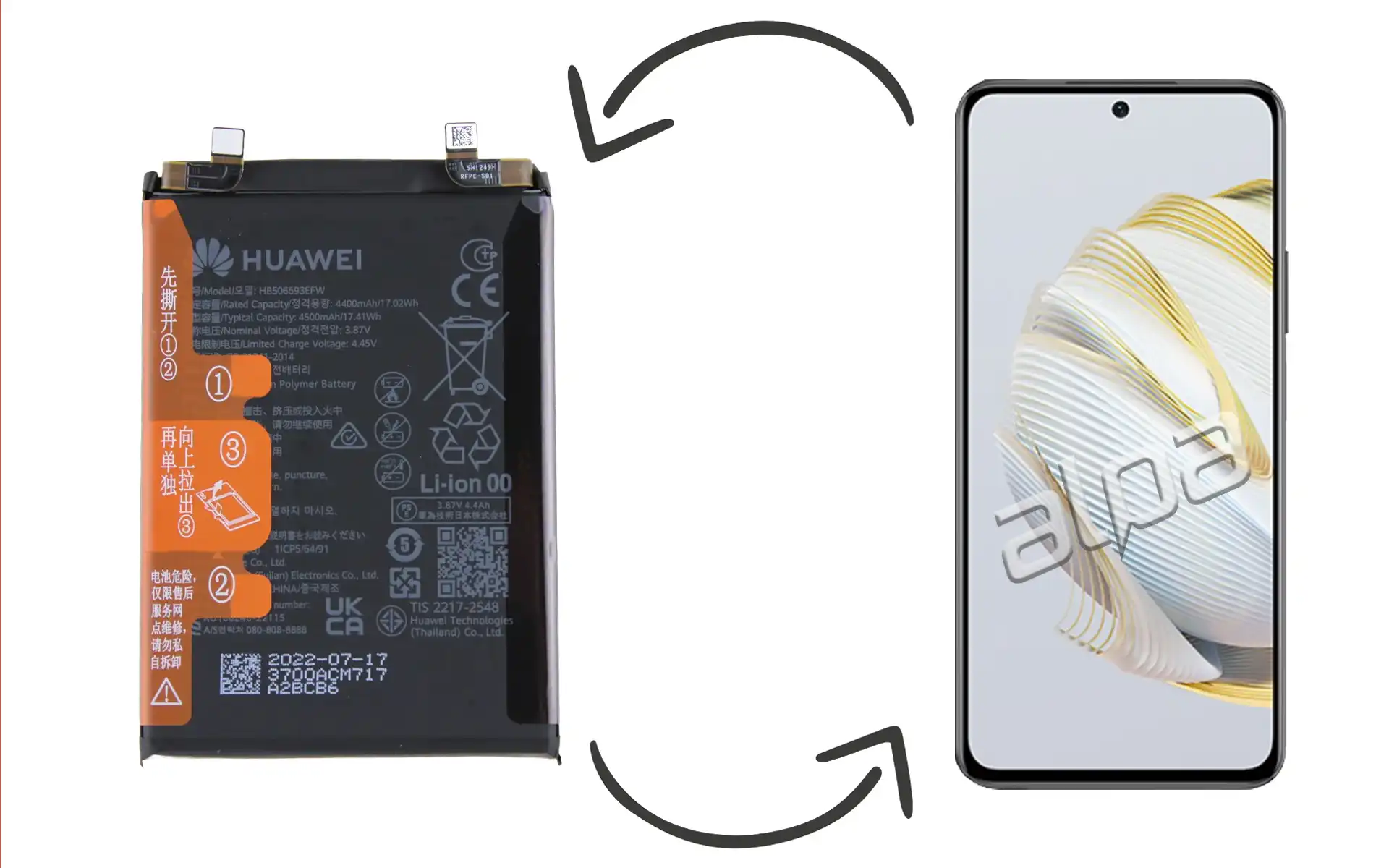 Huawei Nova 10 SE Batarya Değişimi Fiyatı