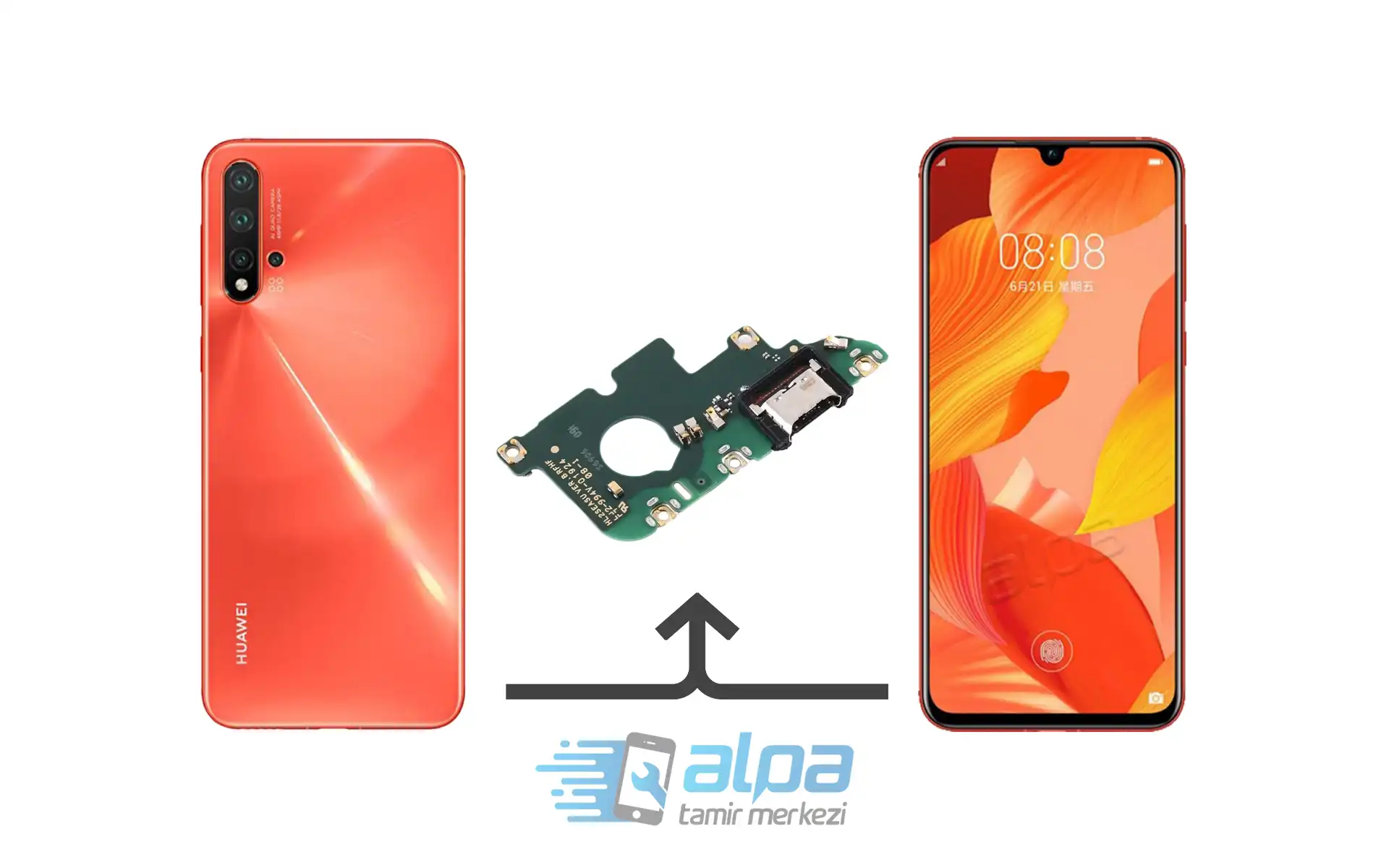 Huawei Nova 5 Pro Şarj Soketi Değişimi Fiyatı