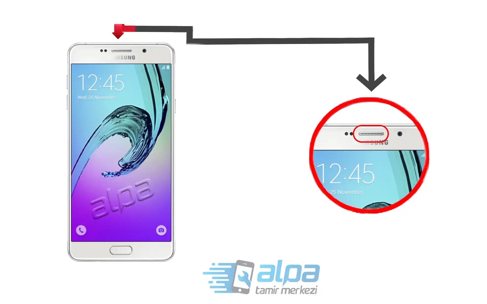 Samsung Galaxy A7 (2016) Ahize Değişimi